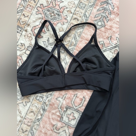 Savage X Fenty Black High-Waist Leggings & Sports Bra Set - Picture 3 of 5